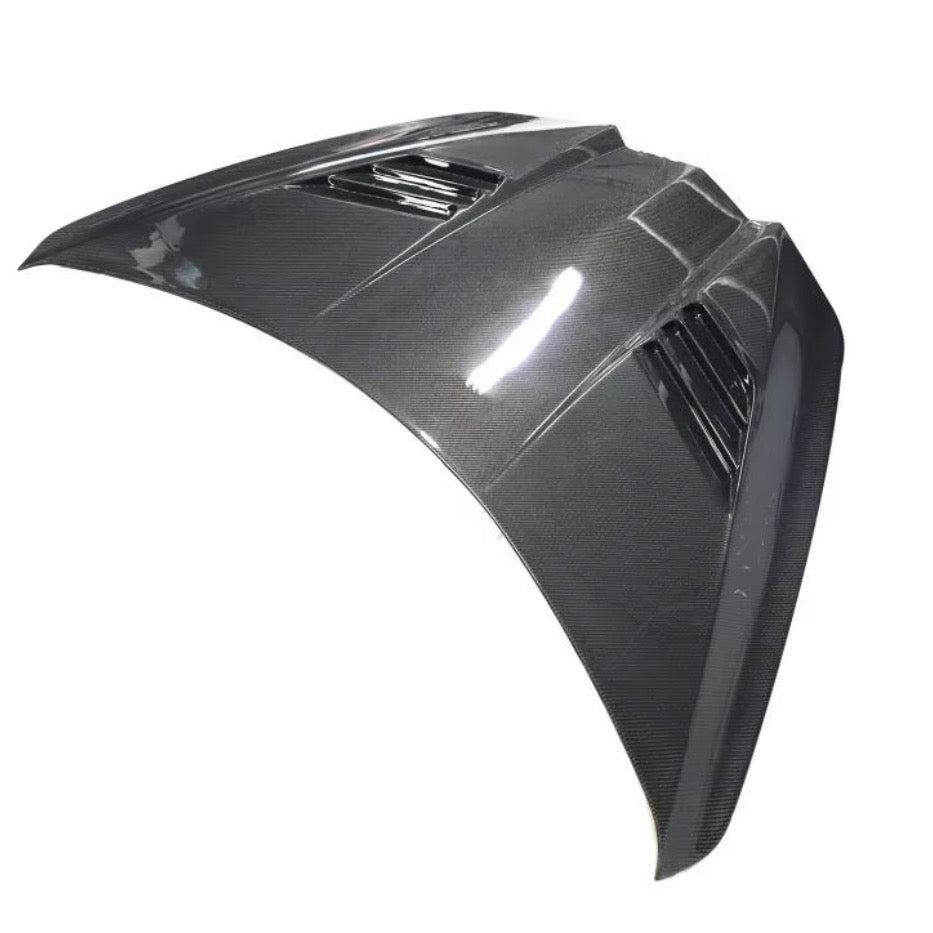Pure Performance LA RaZe Double Sided Carbon Fiber Hood for Corvette C8 Stingray / Z06 / E-Ray 2020-2027+ - Gem Motorsports