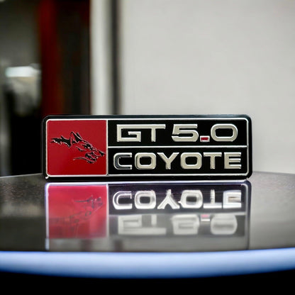 Coyote V3 logo Emblem for Dashboard S550 Mustang GT - Gem Motorsports