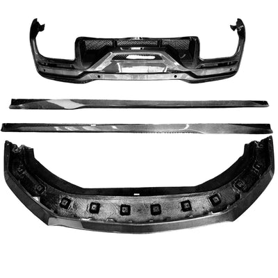 Pure Performance Carbon Fiber Package Side Skirts | Lip | Diffuser for Mustang GT / Dark horse S650 - Gem Motorsports