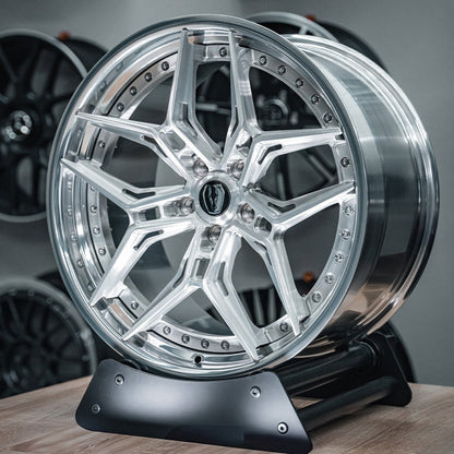 ALT DL18 2 - Piece Forged wheels 19x10 / 19x11 for Ford Mustang GT, Dark Horse S650 S550 - Gem Motorsports