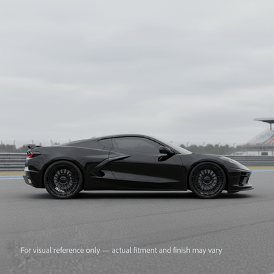 WC - LX10F Forged 20x9 / 21x12 wheels for C8 Corvette Stingray / Z51 - Gem Motorsports