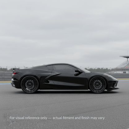 WC - LX10F Forged 20x9 / 21x12 wheels for C8 Corvette Stingray / Z51 - Gem Motorsports