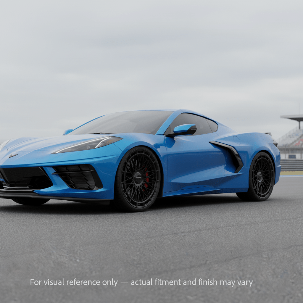 WC - LX10F Forged 20x9 / 21x12 wheels for C8 Corvette Stingray / Z51 - Gem Motorsports