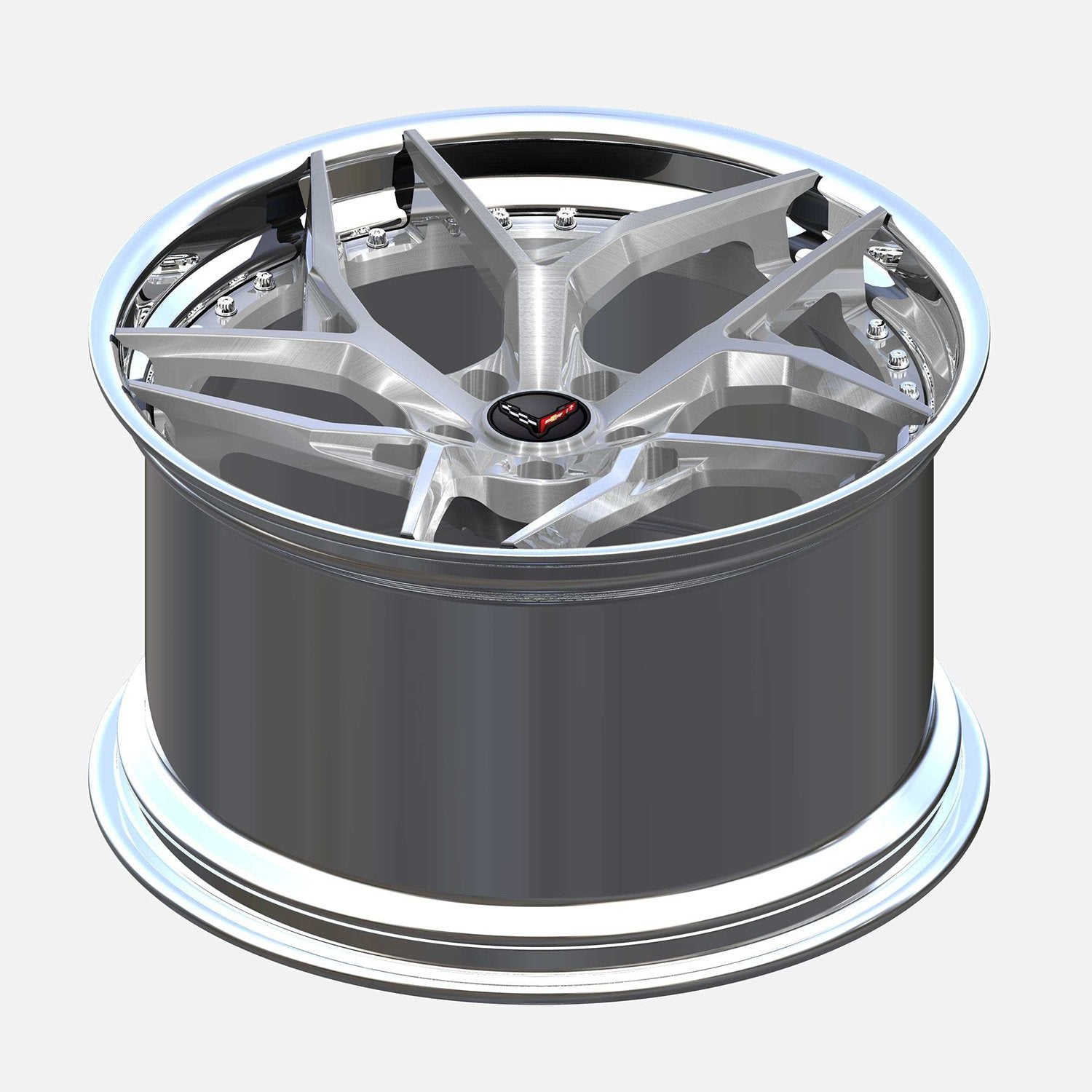 DL12 2-Piece Forged wheels 19x10 / 20x12 for C6 C7 Corvette Z06 Grand Sport - Gem Motorsports