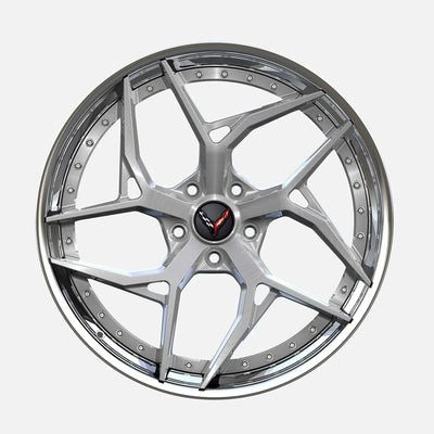 DL12 2-Piece Forged wheels 20x10 / 21x13 for C8 Corvette Z06 / E-RAY - Gem Motorsports