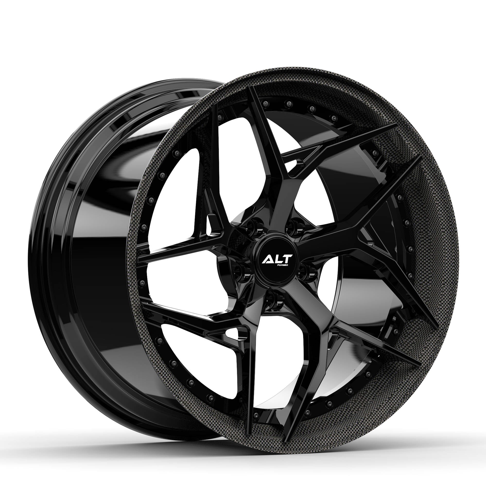 DL12 2-Piece Forged wheels 19x10 / 20x12 for C6 C7 Corvette Z06 Grand Sport - Gem Motorsports