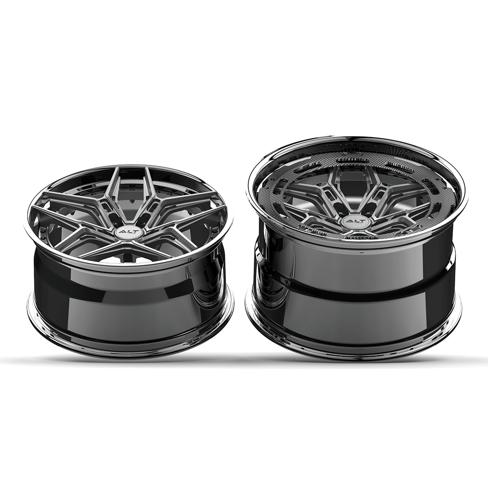 ALT DL18 - V 2 - Piece Forged 20X10 / 21x13 wheels for C8 Corvette Z06 / ZR1 / E - ray - Gem Motorsports