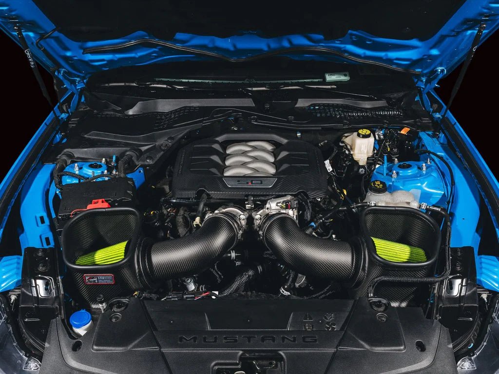 AWE S - FLO Carbon Fiber Intake for Mustang GT / Dark horse S650 - Gem Motorsports