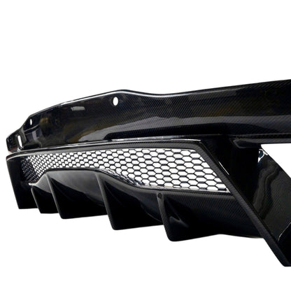 Pure Performance Race Diffuser Carbon Fiber for C8 Corvette Base / Z51 / E - ray - Gem Motorsports