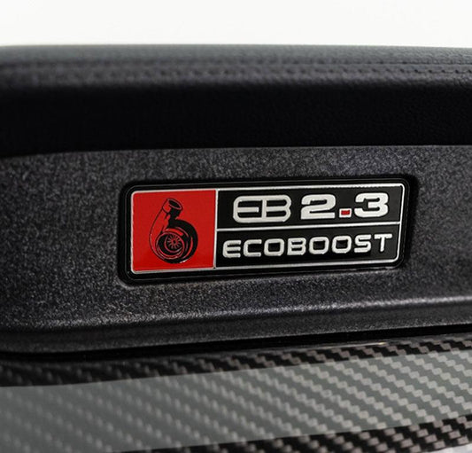 Ecoboost V2 logo Emblem for Dashboard S550 Mustang Ecoboost - Gem Motorsports