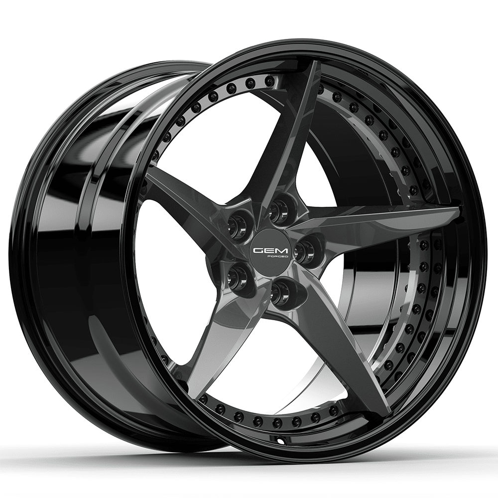 GEM D8E Forged 20X10 / 21x13 wheels for C8 Corvette E-RAY / Z06 / GRAND SPORT - Gem Motorsports