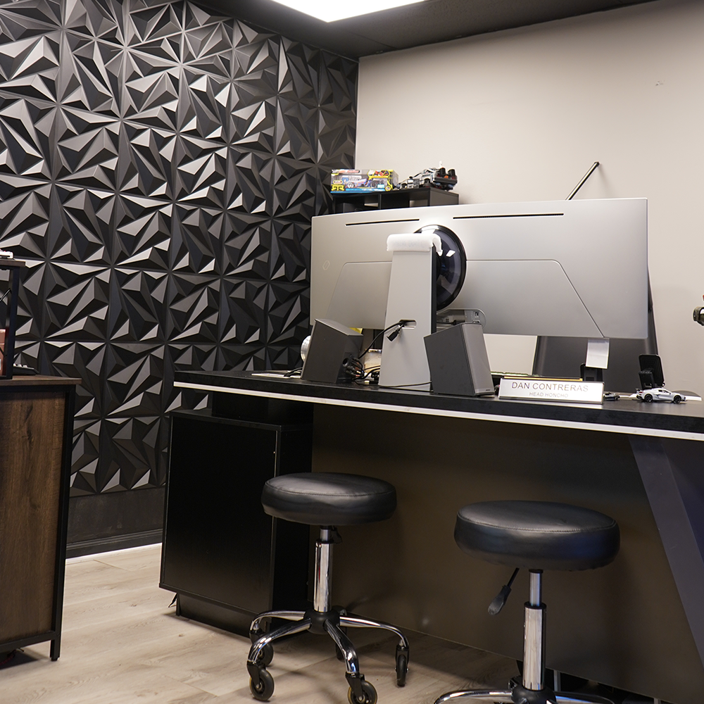 The Gem Motorsports office