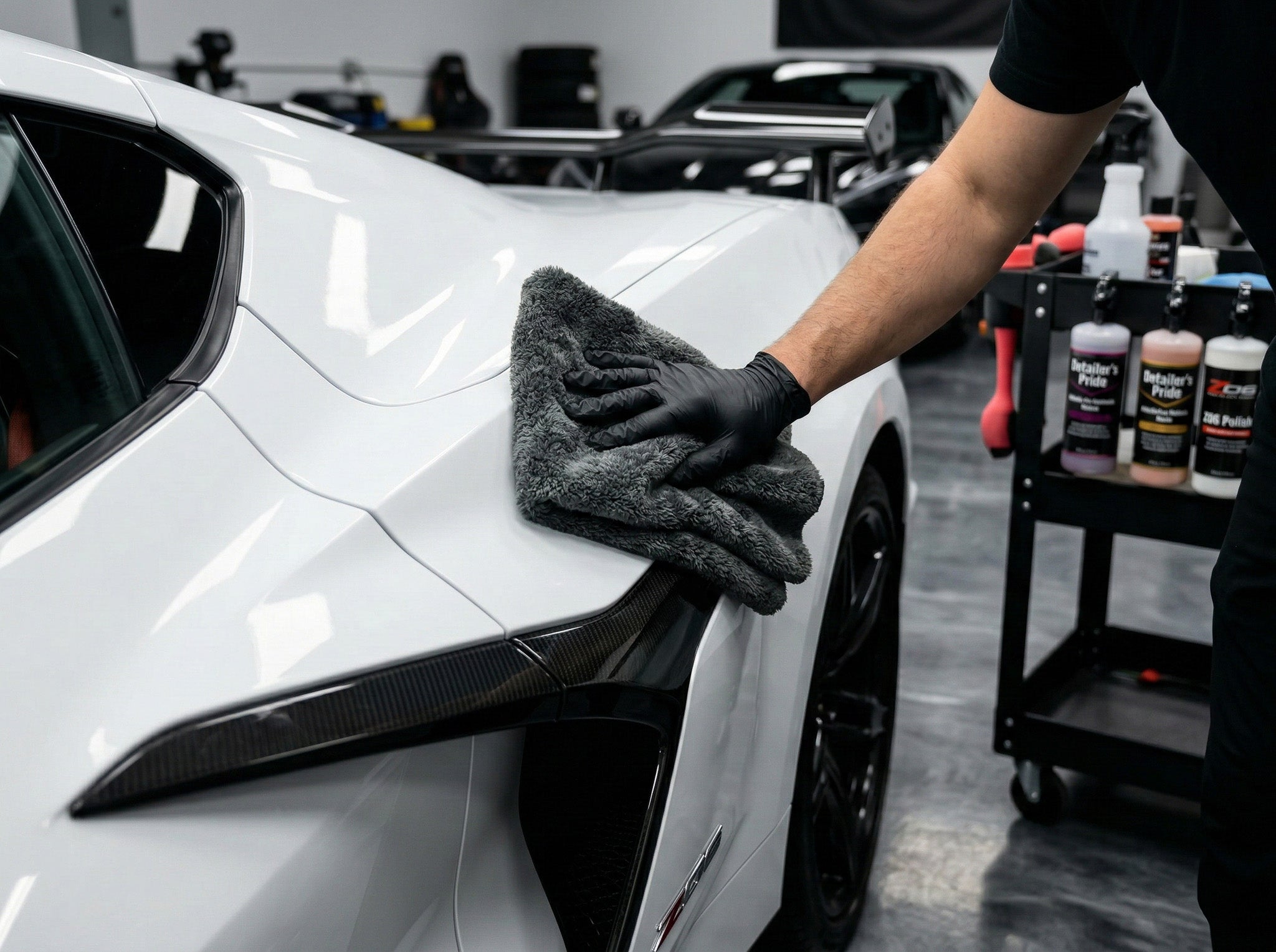 GEM Motorsports Ultra - Soft Microfiber Detailing Cloths 16"x16" | 10 - Pack - Gem Motorsports
