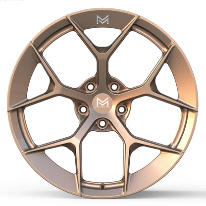 MM M15R Forged GTD Style wheels 19x10 / 19x11 for Ford Mustang GT, Dark Horse S650 S550 - Gem Motorsports