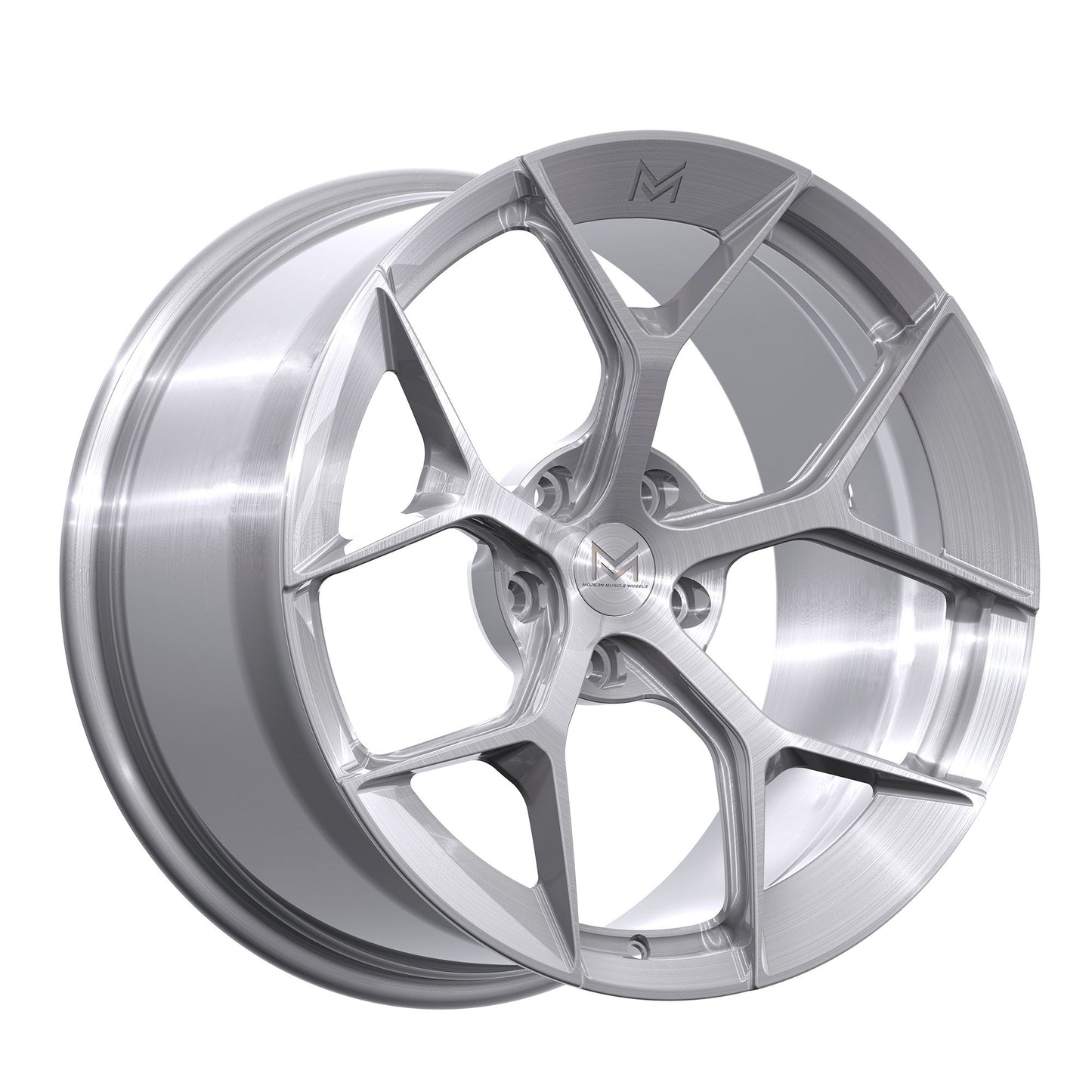 MM M15R Forged GTD Style wheels 19x10 / 19x11 for Ford Mustang GT, Dark Horse S650 S550 - Gem Motorsports