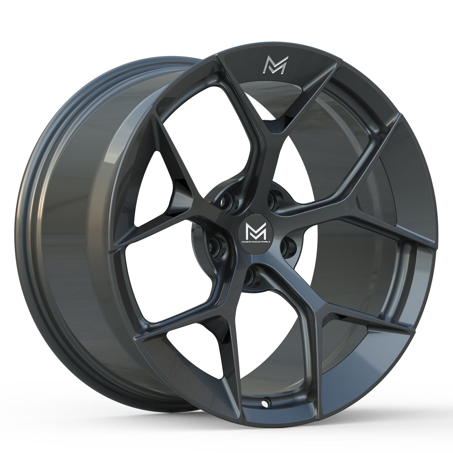 MM M15R Forged GTD Style wheels 19x10 / 19x11 for Ford Mustang GT, Dark Horse S650 S550 - Gem Motorsports