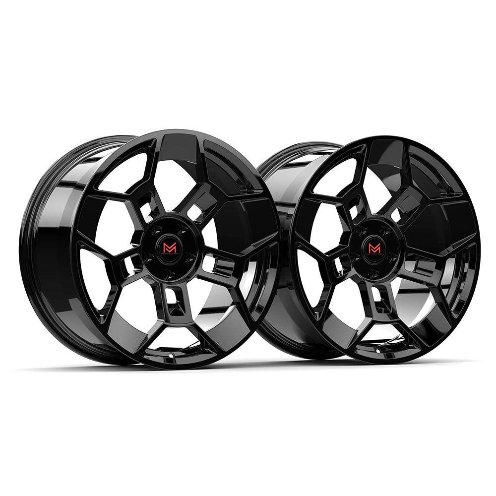 MM M17R Forged GTD Style wheels 19x10 / 19x11 for Ford Mustang GT, Dark Horse - Gem Motorsports