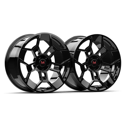 MM M17R Forged GTD Style wheels 20x10 / 20x11 for Ford Mustang GT, Dark Horse - Gem Motorsports