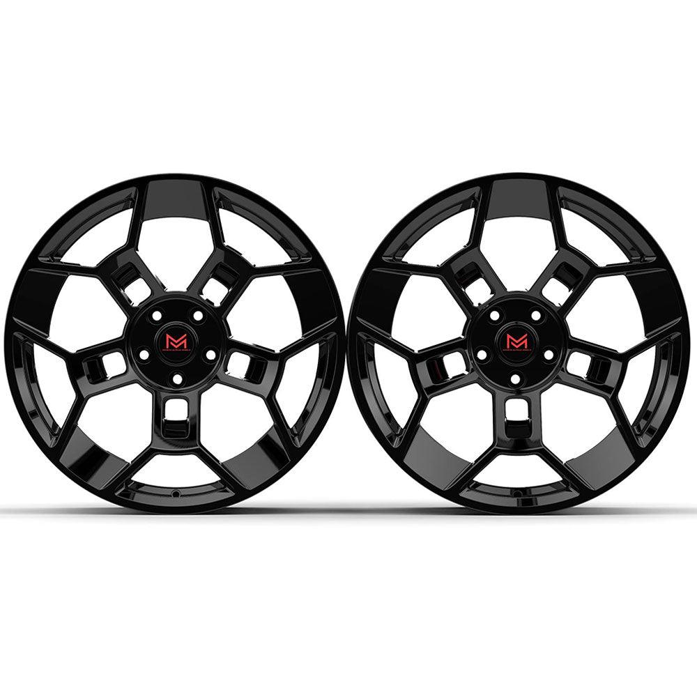 MM M17R Forged GTD Style wheels 19x10.5 / 19x11 for Ford Mustang Mach 1 - Gem Motorsports