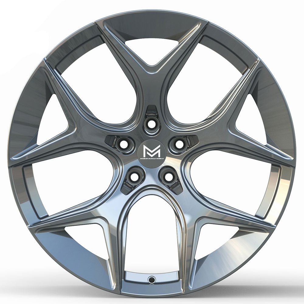 Modern Muscle M7R Forged wheels 20x10 / 20x11 for Ford Mustang GT, Dark Horse (GT350 Style) - Gem Motorsports