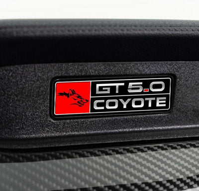 Coyote V3 logo Emblem for Dashboard S550 Mustang GT - Gem Motorsports