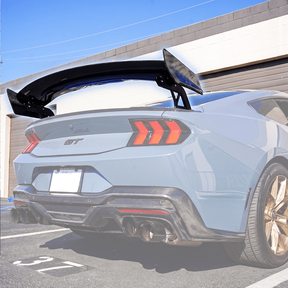 2024+ Ford Mustang S650 Dark Horse SC Style Rear Super Snake Style Spoiler Wing | GT / Dark Horse - Gem Motorsports