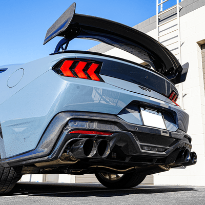 2024+ Ford Mustang S650 Pure Performance LA Carbon Fiber GTS Diffuser | GT / Dark Horse - Gem Motorsports