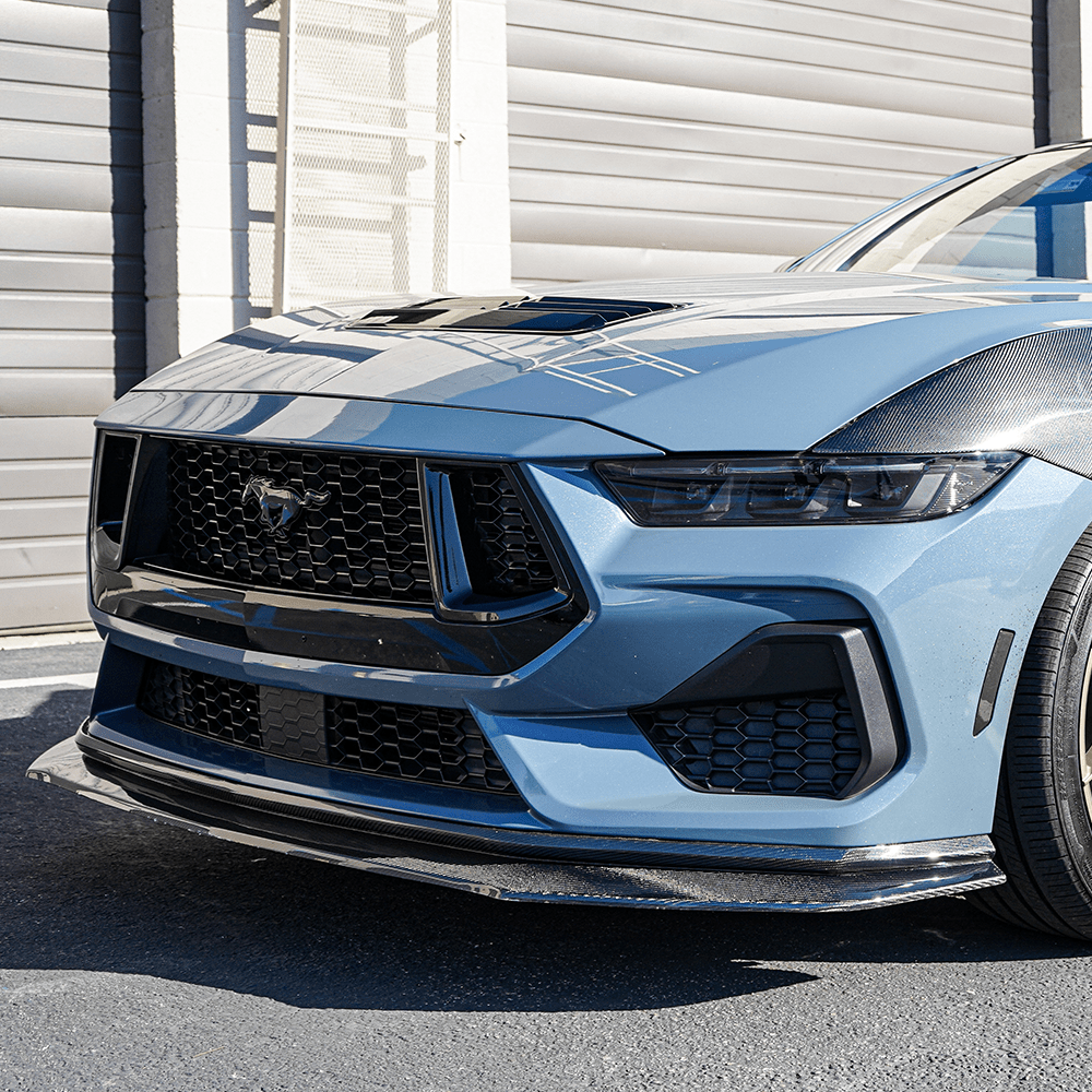 2024+ Ford Mustang S650 Pure Performance LA Carbon Fiber GTS Front Lip / Splitter | GT / Dark Horse - Gem Motorsports