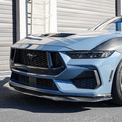 2024+ Ford Mustang S650 Pure Performance LA Carbon Fiber GTS Front Lip / Splitter | GT / Dark Horse - Gem Motorsports