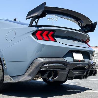2024+ Ford Mustang S650 Pure Performance LA Carbon Fiber GTL Diffuser | GT / Dark Horse