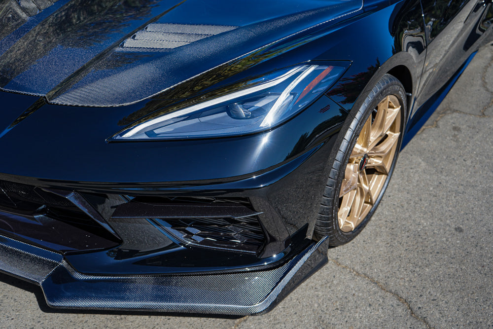 2020+ Corvette C8 Stingray Pure Performance LA Carbon FiberFront Lip / Splitter