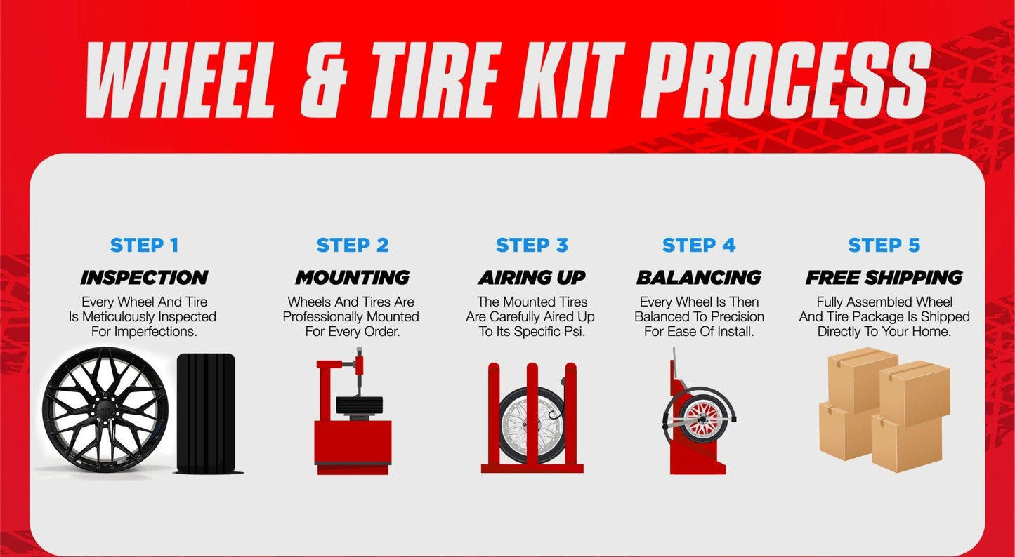 Wheel & Tire Package Add-on for 20x9 / 21x12 - C8 Corvette Z51 - Gem Motorsports