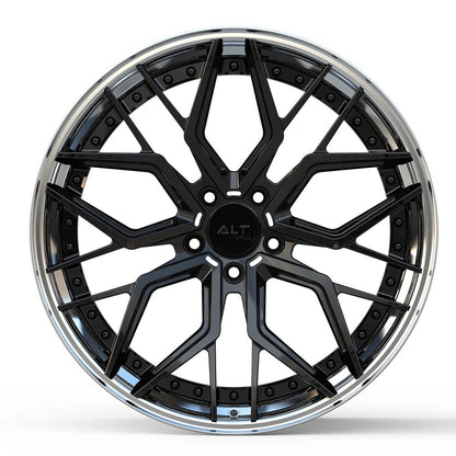 DL20 2-Piece Forged wheels 20x9 / 21x12 for C8 Corvette Z51 - Gem Motorsports